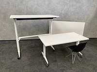 3x wilkahn timetable lift - verrijdbare zit-sta vergadertafel 150x75 - afbeelding 17 van  17