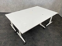 3x wilkahn timetable lift - verrijdbare zit-sta vergadertafel 150x75 - afbeelding 2 van  17