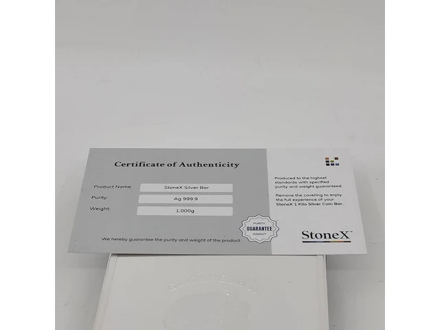 3x zilver muntbaar, 1000 gram stonex bullion, elizabeth ii niue island, 2022 - afbeelding 2 van  13
