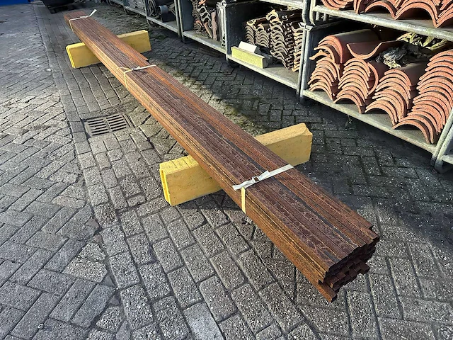 3x3cm lengte 510 cm staal (45x) - afbeelding 1 van  3