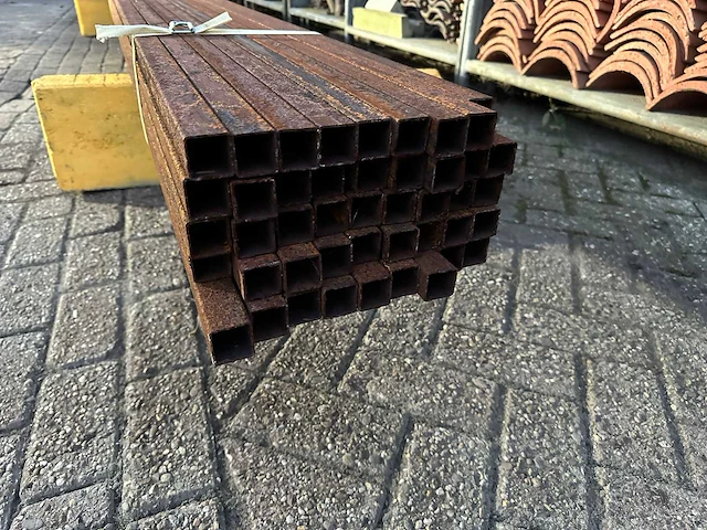 3x3cm lengte 510 cm staal (45x) - afbeelding 3 van  3
