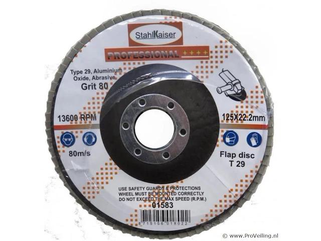 3xlamellenschijf 115mm - afbeelding 4 van  4
