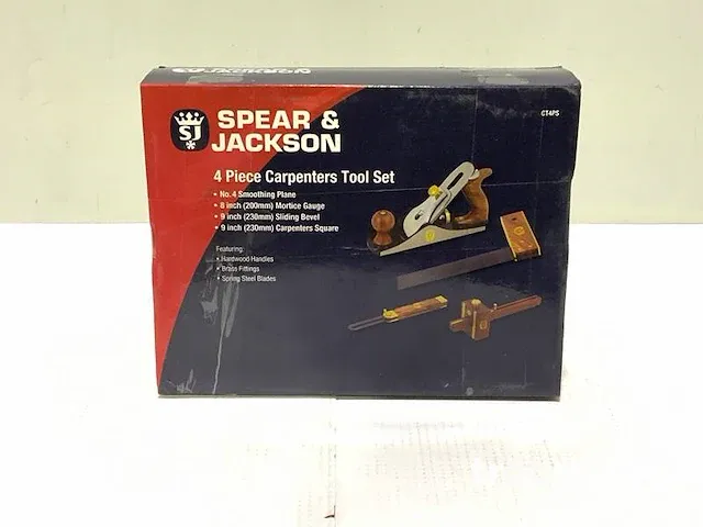 4-delig timmerman gereedschap set - afbeelding 2 van  3