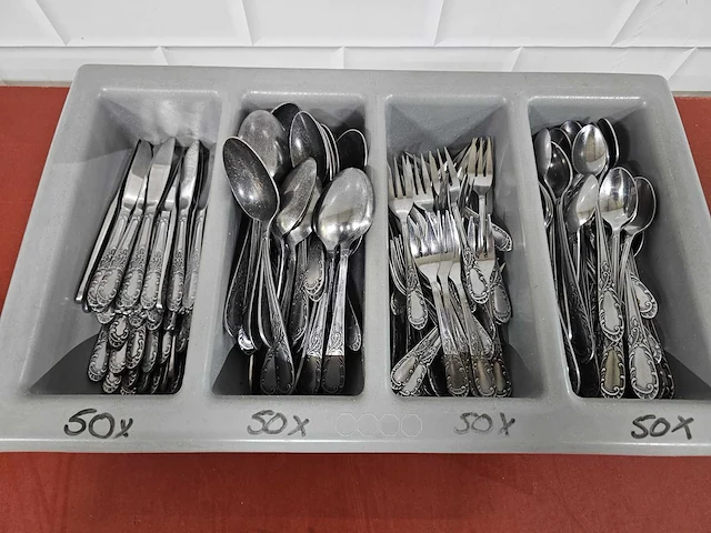 4-delige bestekset (50x) - afbeelding 2 van  4