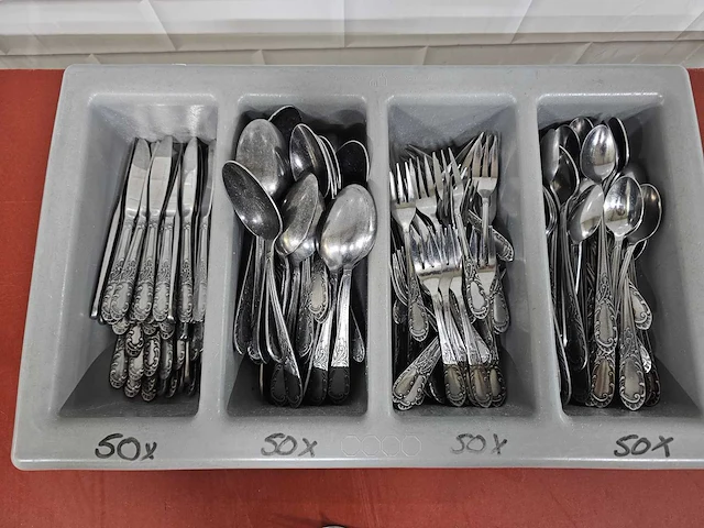 4-delige bestekset (50x) - afbeelding 3 van  4