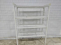 4-delige kunststof legbordstelling - afbeelding 1 van  3