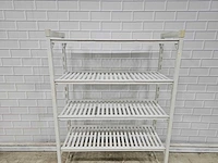 4-delige kunststof legbordstelling - afbeelding 3 van  3