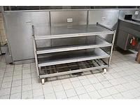 4-delige rvs grondstoffenwagen - afbeelding 1 van  4