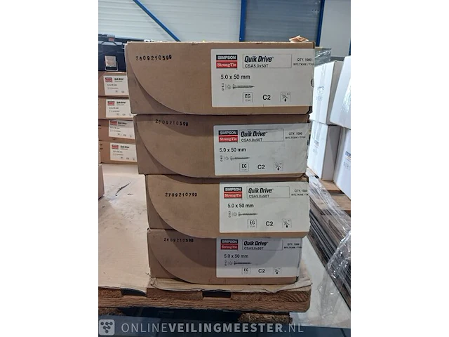 4 doos a 1000 stuks bandschroeven simpson, quick drive pro hsd60 - afbeelding 6 van  8