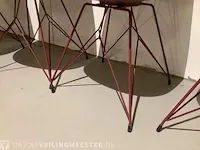 4 eetkamerstoelen bjorn, bordeaux rood - afbeelding 3 van  3