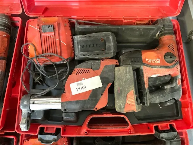 4 hilti te6- a36 drs 36v + afzuiger boormachine - afbeelding 5 van  8