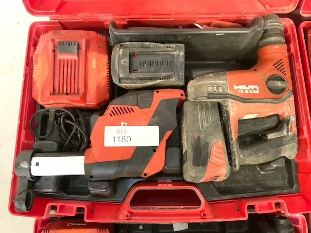 4 hilti te6- a36 drs 36v + afzuiger boormachine - afbeelding 6 van  8