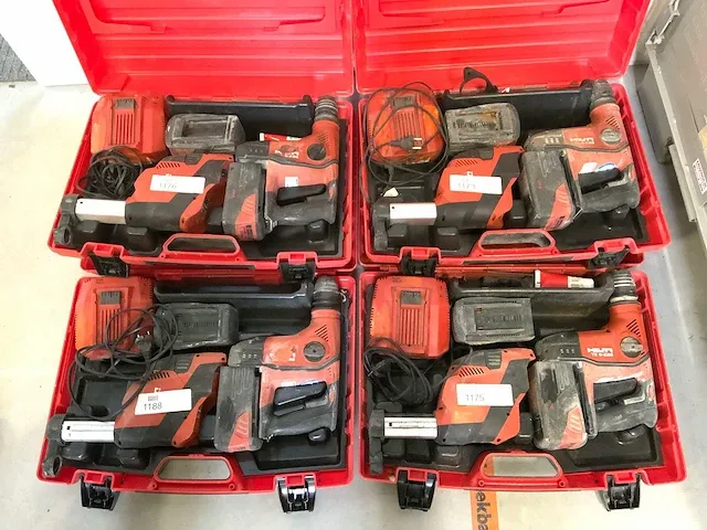 4 hilti te6- a36 drs 36v + afzuiger boormachine - afbeelding 5 van  9