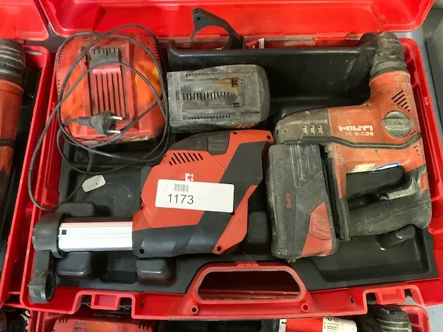 4 hilti te6- a36 drs 36v + afzuiger boormachine - afbeelding 6 van  9