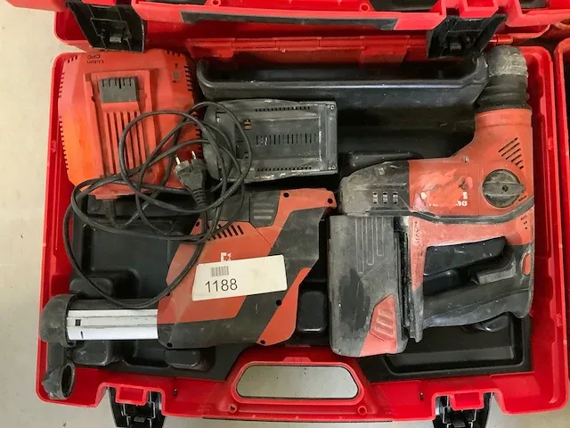 4 hilti te6- a36 drs 36v + afzuiger boormachine - afbeelding 9 van  9