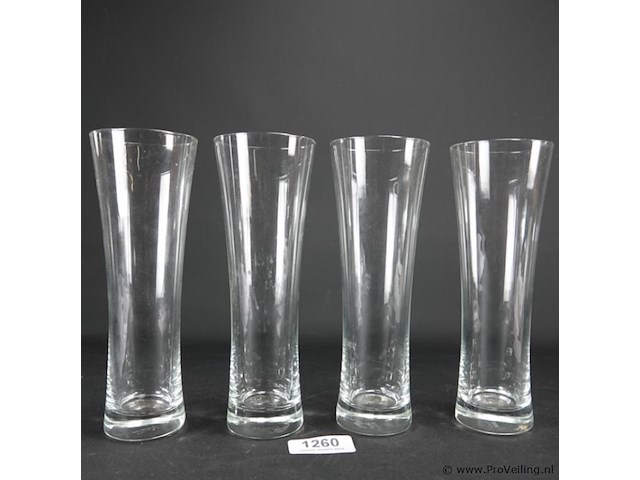 4 hoge kelkglazen - afbeelding 1 van  5