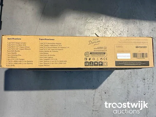 4 in 1 accu gereedschapset - afbeelding 2 van  12