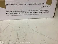 4 in 1 accu gras en heggeschaarset gartenmeister, 940770, groen/zwart/zilver - afbeelding 3 van  4