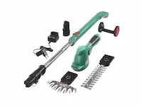 4 in 1 accu gras en heggeschaarset gartenmeister, 940770, groen/zwart/zilver - afbeelding 1 van  4