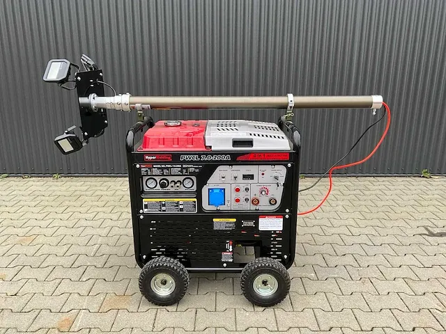 4-in-1 mobiel werkstation (lastoestel+generator+compressor+lichtmast) - afbeelding 23 van  23