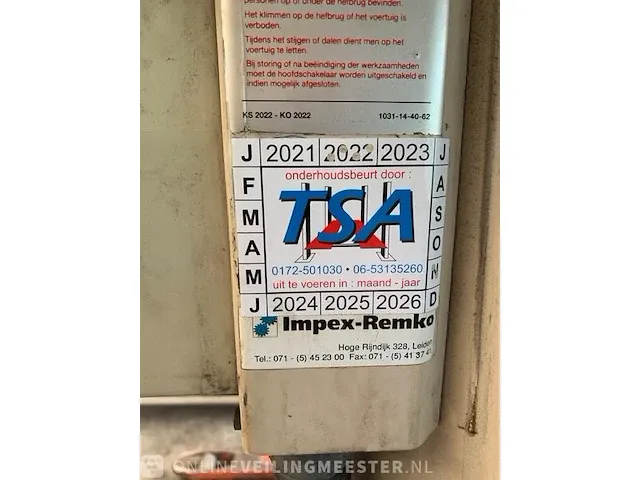 4 koloms hefbrug koni, ko 4025, bouwjaar 1990 - afbeelding 4 van  9