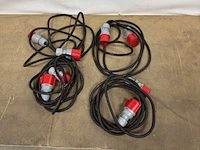 4 krachtstroom kabel 5 meter lineax - afbeelding 1 van  4