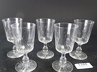 4 kristallen glazen - afbeelding 1 van  5