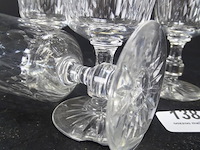 4 kristallen glazen - afbeelding 5 van  5