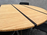 4 persoons design conferentie set ø140 - afbeelding 4 van  17