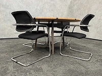 4 persoons design conferentie set ø140 - afbeelding 17 van  17