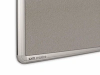4 prikbord forbo bulletin grijs 90x120 cm sam creative, pbbum090120 - afbeelding 2 van  4