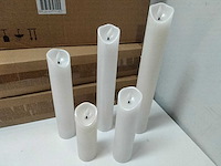 4 sets met 5 waxkaarsen met flikkerfunctie. - afbeelding 2 van  4