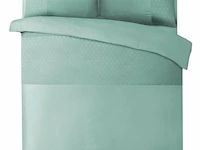 4 sterren hotel dekbed overtrek mint green 200x200cm - afbeelding 1 van  4