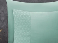 4 sterren hotel dekbed overtrek mint green 200x200cm - afbeelding 4 van  4