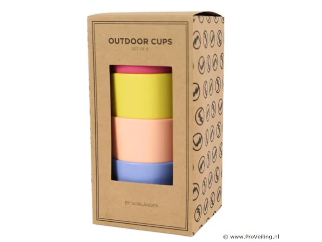4 stuks drankbekers 300ml - afbeelding 2 van  2