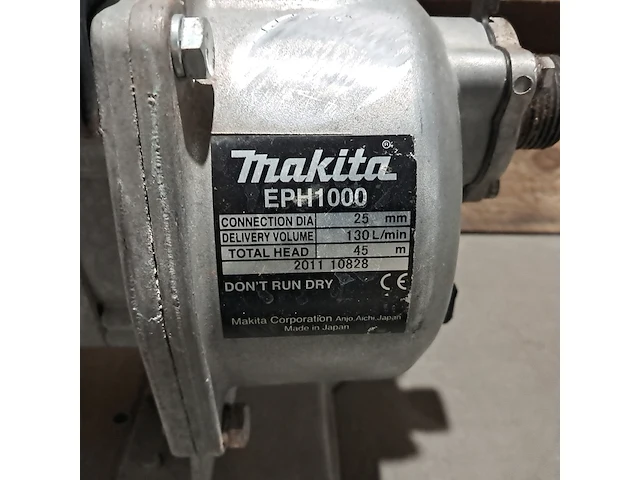 4-takt waterpomp, makita, eph1000, 2011 - afbeelding 2 van  11