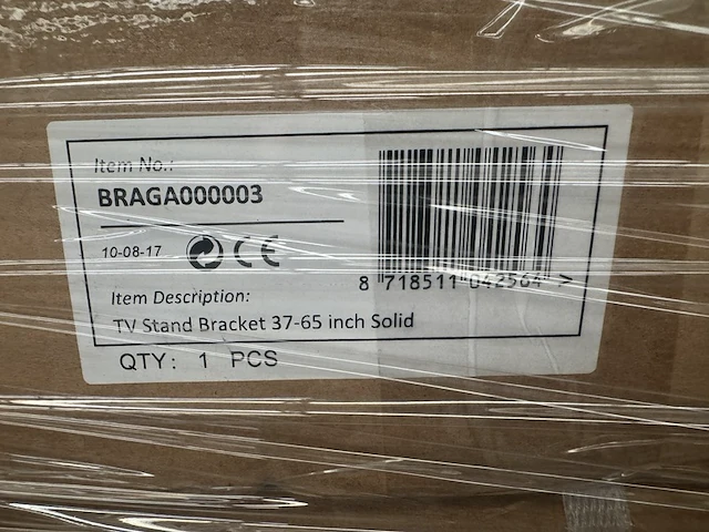 4 vaste tv vloerstandaard 37-60 inch solid sam creative, braga000003 - afbeelding 3 van  3