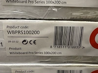 4 whiteboard pro series emaille 100x200 cm sam creative, wbprs100200 - afbeelding 3 van  4