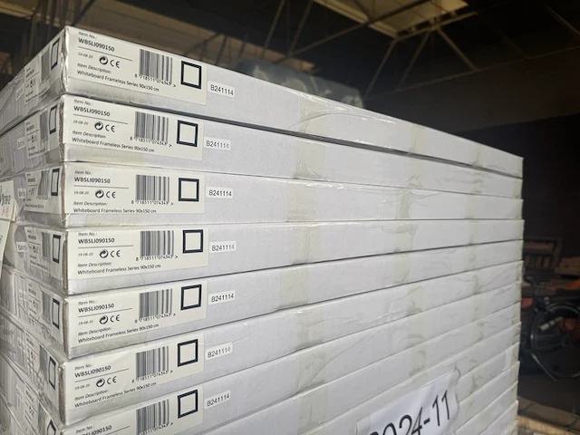 4 whiteboard slimline series magnetic 90x150 cm sam creative, wbsli090150 - afbeelding 3 van  4
