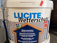 4 x 12 liter buitenlatex, lucite, wit - afbeelding 2 van  2