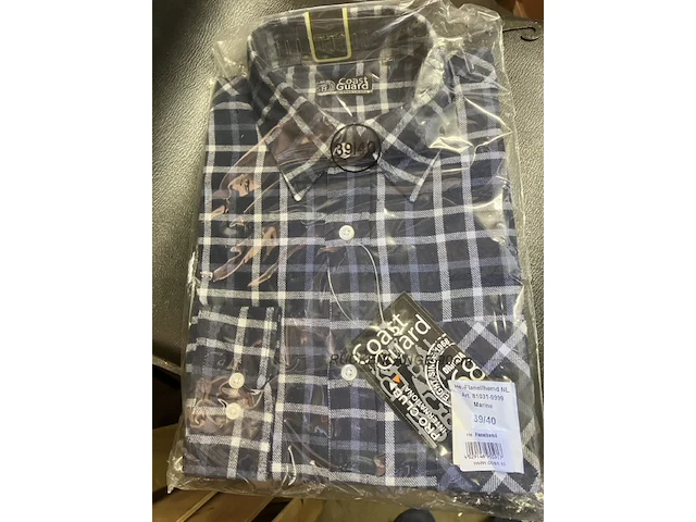 4 x flanel overhemden maat 39 40 - afbeelding 1 van  7