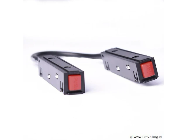 4 x hoekconnector voor magnetische rail 20 mm. - afbeelding 2 van  3