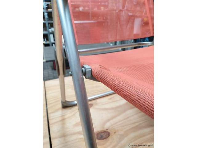 4 x inklapbare tuinstoelen - lichtgewicht - afbeelding 2 van  4