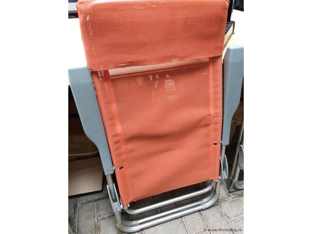 4 x inklapbare tuinstoelen - lichtgewicht - afbeelding 4 van  4