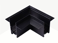 4 x l-connector voor ingebouwde magnetische rails 20 mm – horizontaal. - afbeelding 1 van  4