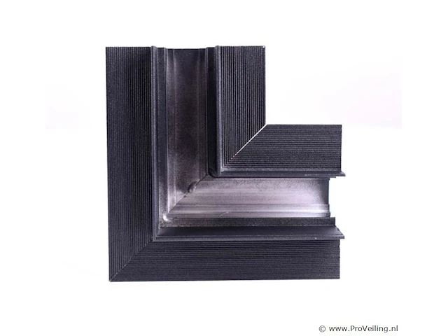 4 x l-connector voor ingebouwde magnetische rails 20 mm – horizontaal. - afbeelding 2 van  4
