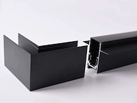 4 x l-connector voor uitsteekmagnetische rails 20 mm - horizontaal - afbeelding 2 van  4