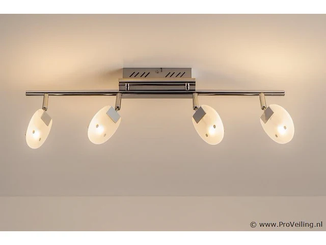 4 x led plafondspot – hl7164l – 5w – 4000k – neutraal wit – zilver - afbeelding 1 van  4