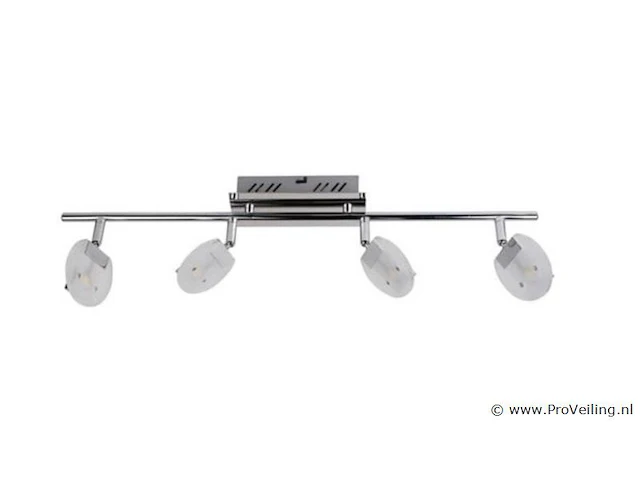 4 x led plafondspot – hl7164l – 5w – 4000k – neutraal wit – zilver - afbeelding 4 van  4