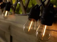 4 x lichtsnoer 10 m met 20 led-lampjes - afbeelding 3 van  4